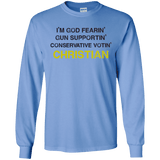 God-Fearing Conservative - LS Ultra Cotton T-Shirt