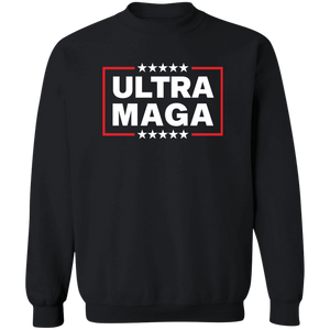 ULTRA MAGA Trump Supporters - Crewneck Pullover Sweatshirt