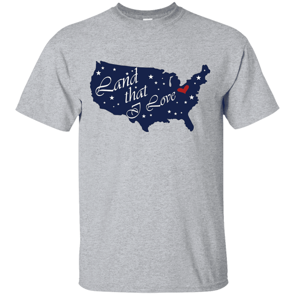 Land That I Love Patriotic T-Shirt