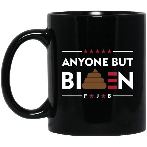Funny Anyone But Biden  Black Mug