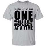 One Bullet At A Time Gun Rights T-Shirt