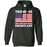 Trump 45 Snowflake Hoodie