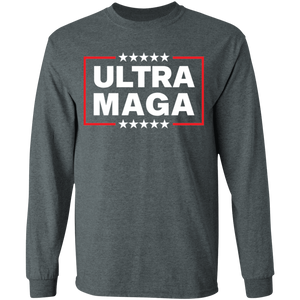 ULTRA MAGA Trump Supporters - LS T-Shirt 5.3 oz.