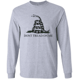 Don't Tread on Me Themed Long Sleeve T-Shirt