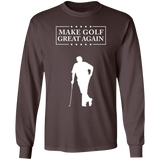 Make Golf Great Again Fun Trump G240 Gildan LS Ultra Cotton Long Sleeve T-Shirt