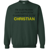 God-Fearing Conservative - Sweatshirt  8 oz.