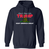 Don't TREAD on TRUMP Pullover Hoodie 8 oz.