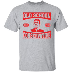 President Ronald Reagan Old School Conservative Tee