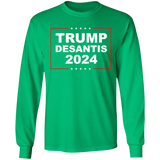 Trump Desantis 2024 Long Sleeve T-Shirt