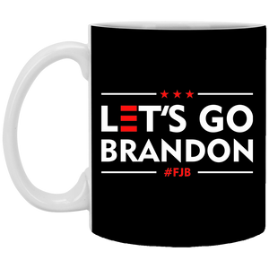 Let's Go Brandon FJB White Mug