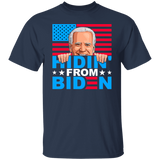 Funny Hidin' from Biden T-Shirt