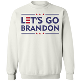 Let's Go Brandon Slogan  Crewneck Pullover Sweatshirt
