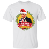 We're Saying MERRY CHRISTMAS AGAIN Short Sleeve Trump T-Shirt