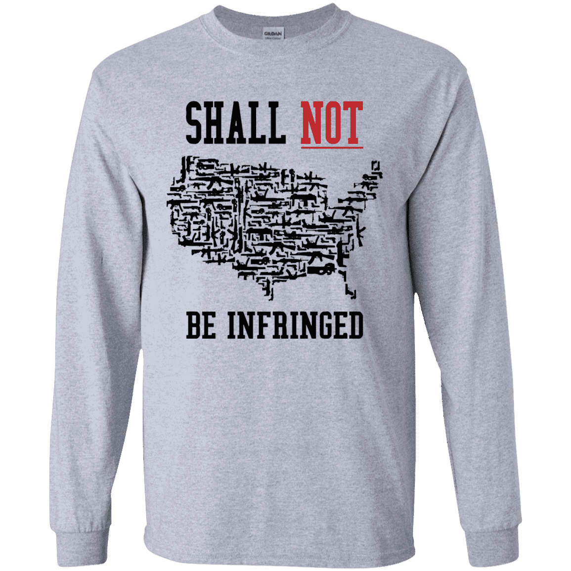Shall Not Be infringed Alternate Long Sleeve T-Shirt – Patriot Powered ...