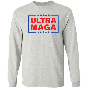 ULTRA MAGA Trump Supporters - LS T-Shirt 5.3 oz.