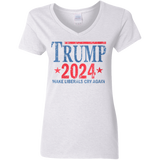 Trump 2024 Make Liberals Cry Again V-Neck T-Shirt