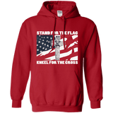 I Stand For The Flag, Kneel For The Cross Hoodie