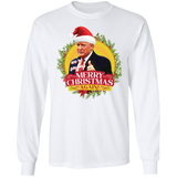 We're Saying MERRY CHRISTMAS AGAIN Long Sleeve Trump T-Shirt