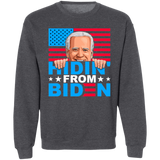 Funny Hidin' from Biden Pullover Sweatshirt