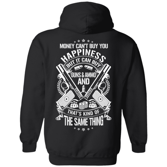 Money and Happiness Pro-Gun Rights Hoodie