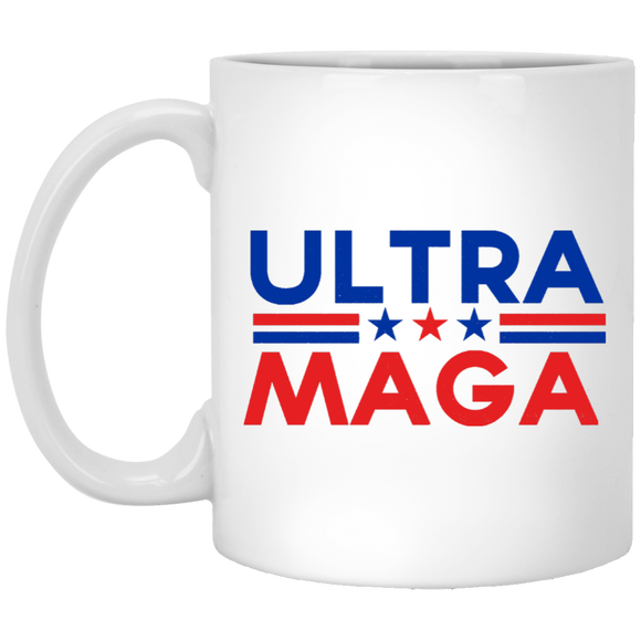 Trump Ultra MAGA  11 oz. White Mug