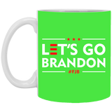 Let's Go Brandon FJB White Mug