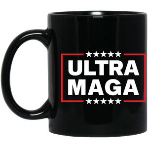 ULTRA MAGA Trump Supporters - Black Mug