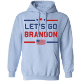 Let's Go Brandon USA Flag  Pullover Hoodie