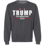 Trump 2024 Take America Back Campaign Crewneck Pullover Sweatshirt