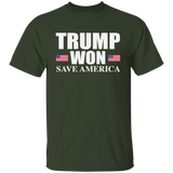Trump WON - Save America - T-Shirt