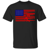 American Rifle Flag Gun Pride T-Shirt