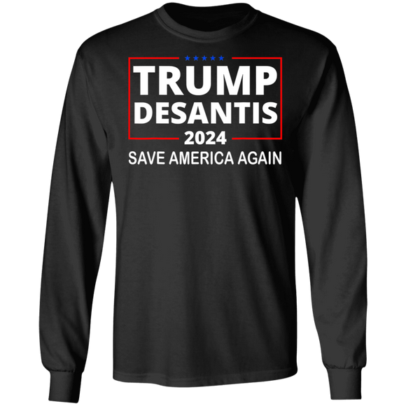 Trump Desantis 2024 LS Ultra Cotton T-Shirt