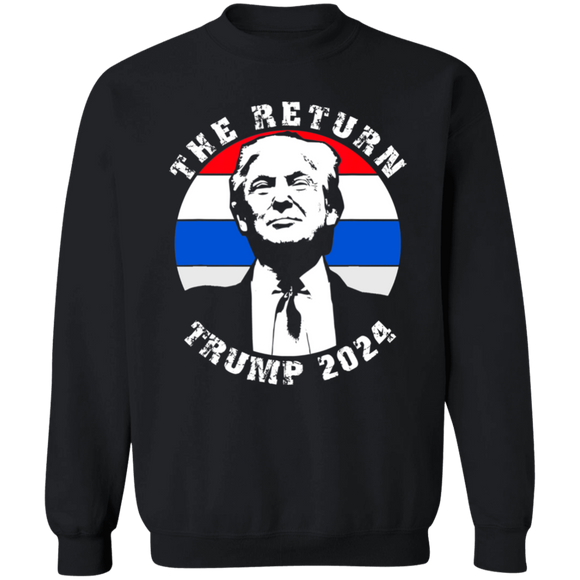 Trump 2024 'The Return'  Crewneck Pullover Sweatshirt