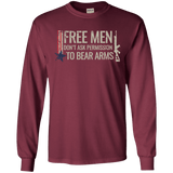 Free Men Don't Ask to Bear Arms T-Shirt