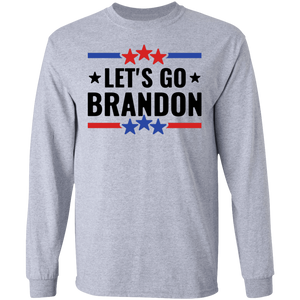 Let's Go Brandon Stars LS Ultra Cotton T-Shirt