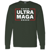ULTRA MAGA Trump Supporters - LS T-Shirt 5.3 oz.