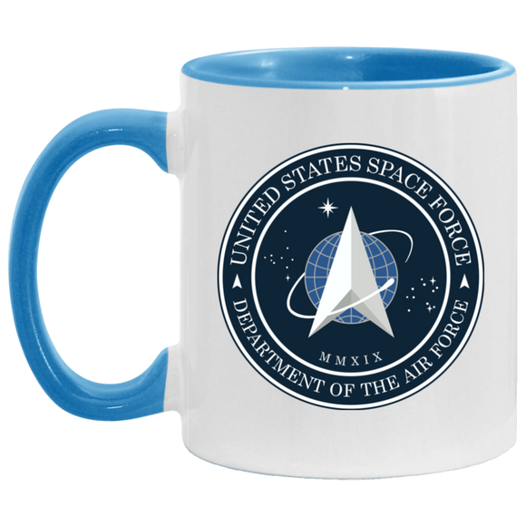 Official Space Force Seal Accent Mug