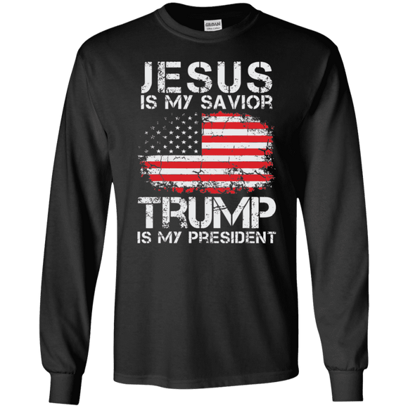 Jesus & Trump Long Sleeve T-Shirt