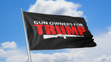 Gun Owners For Trump Flag - Subscriber Exclusive