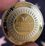 [LIMITED] The Second Amendment "Legacy" Collectable 24K Gold Plated Coin