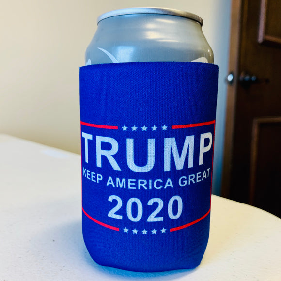 Blue Trump 2020 Drink Koozie