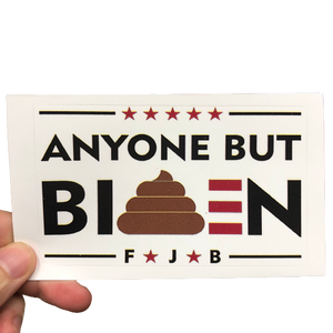 Anyone But Biden Sticker