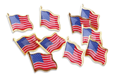 American Flag Lapel Pendant