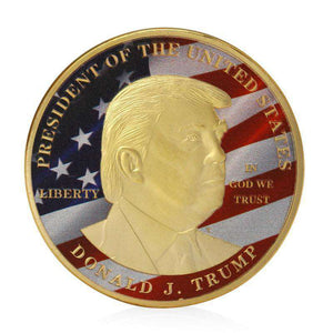 Gold President Trump MAGA Commemorative Coin