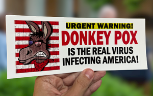 Donkeypox Funny Bumper Sticker