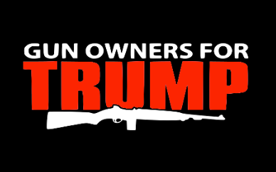 Gun Owners For Trump Sticker