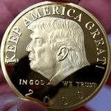 Trump 2020 'Keep America Great' Commemorative Gold Coin - Subscriber Exclusive