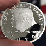 President Trump 2020 'Keep America Great' Re-Election Commemorative Silver Coin