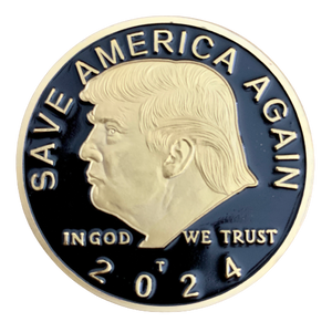 Trump 2024 "Save America Again" Gold Coin - Exclusive