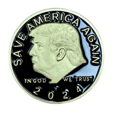 Trump 2024 "Save America Again" Gold Coin